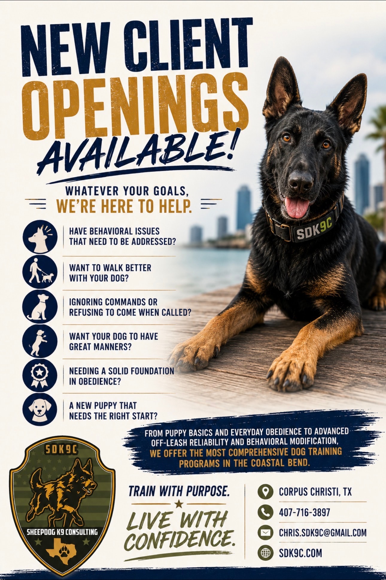New Client Openings Available